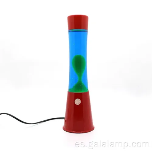 Lámpara de lava naranja personalizada para las promociones de decoraciones navideñas